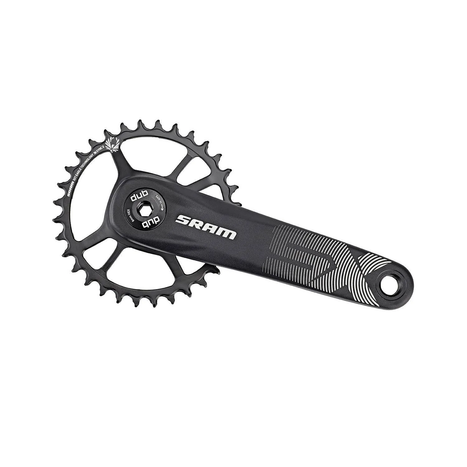 SRAM Tretlager Querachse SX-1 Eagle Boost 32T Unisex, schwarz, 175mm