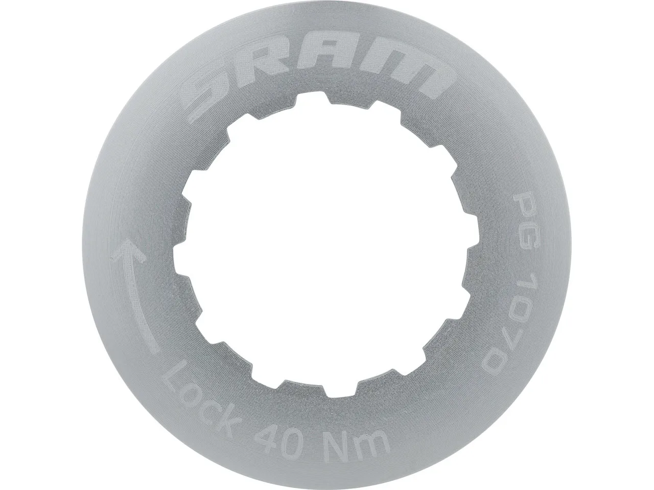 SRAM Verschlussring Aluminium für OG-1070 / PG-970, Grau, one_size SRAM Verschlussring Aluminium für OG-1070 / PG-970, Grau, one_size