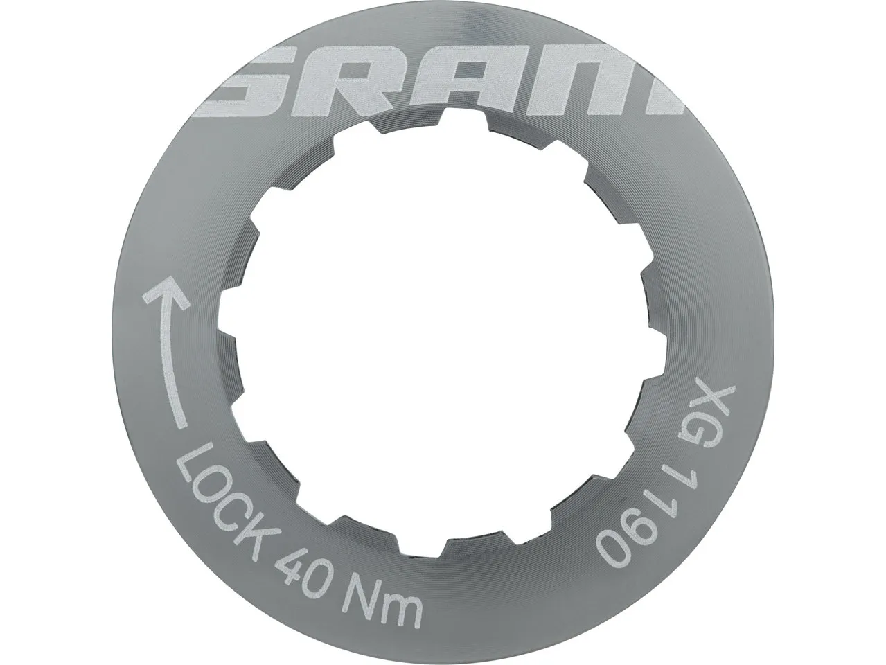 SRAM Verschlussring Aluminium für XG-1190, Silver, 11t SRAM Verschlussring Aluminium für XG-1190, Silver, 11t