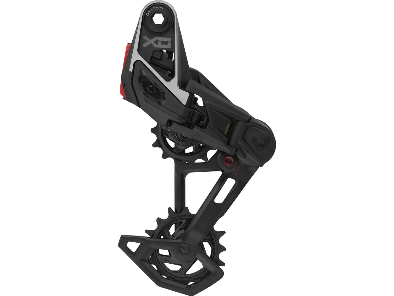 SRAM X0 Eagle Transmission AXS T-Type Schaltwerk 12-fach, Schwarz, Long SRAM X0 Eagle Transmission AXS T-Type Schaltwerk 12-fach, Schwarz, Long