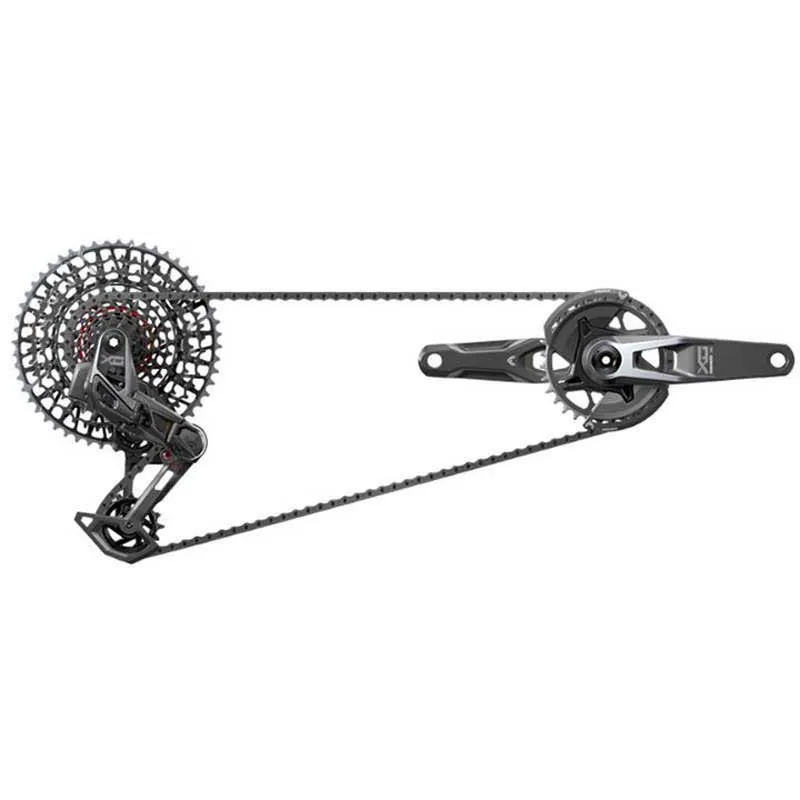 SRAM X0 T-type Eagle V2 Transmission Axs Fahrradkomponentengruppe, Multicolor, One Size SRAM X0 T-type Eagle V2 Transmission Axs Fahrradkomponentengruppe, Multicolor, One Size