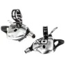 SRAM X0 Trigger Schalthebel-set, Silver / black, 2 x 10s