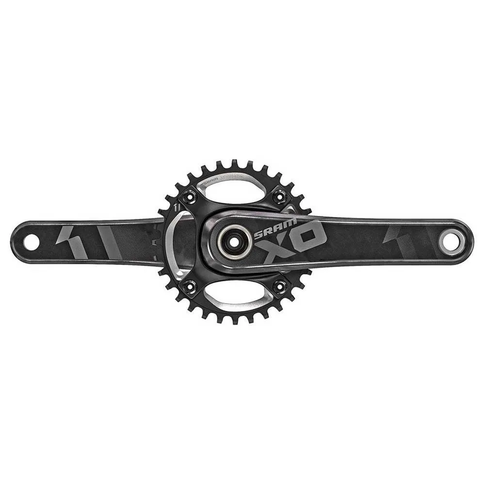 SRAM X01 Boost Kurbelgarnitur, Black, 175mm, 32t SRAM X01 Boost Kurbelgarnitur, Black, 175mm, 32t