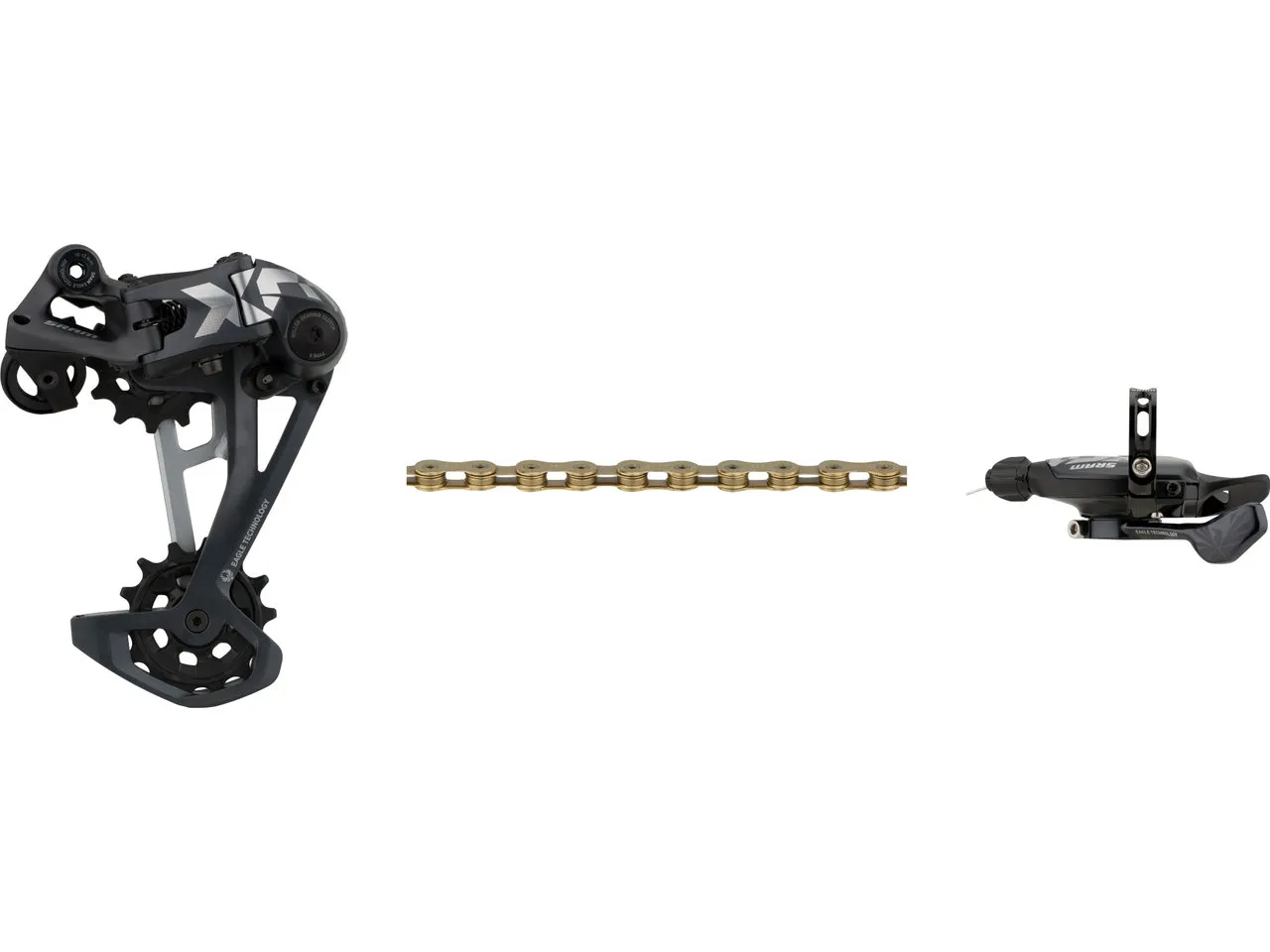 SRAM X01 Eagle 1x12-fach E-Bike Upgrade-Kit, Grau, 12 fach SRAM X01 Eagle 1x12-fach E-Bike Upgrade-Kit, Grau, 12 fach