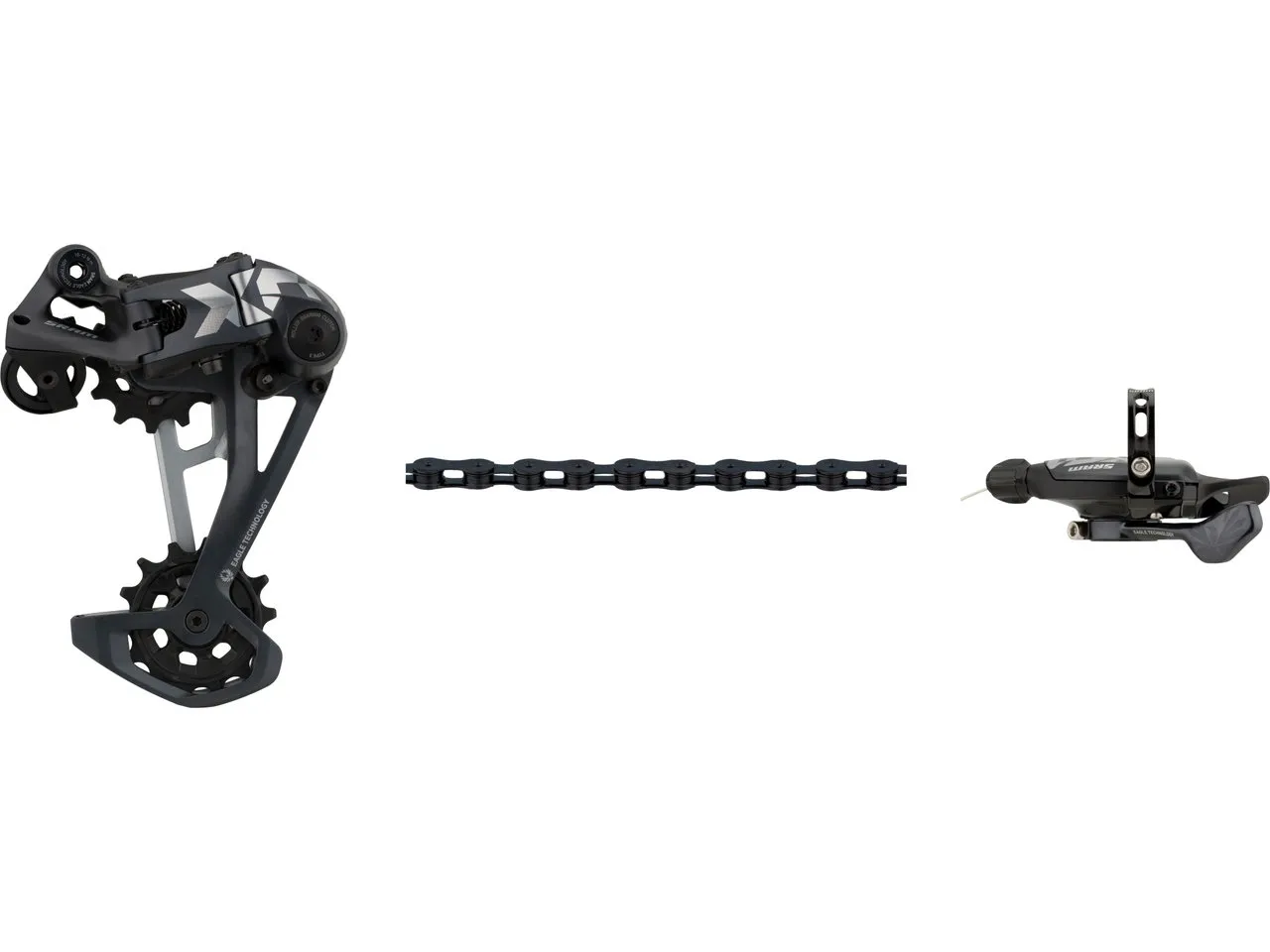 SRAM X01 Eagle 1x12-fach Upgrade-Kit, Grau, 12 fach SRAM X01 Eagle 1x12-fach Upgrade-Kit, Grau, 12 fach