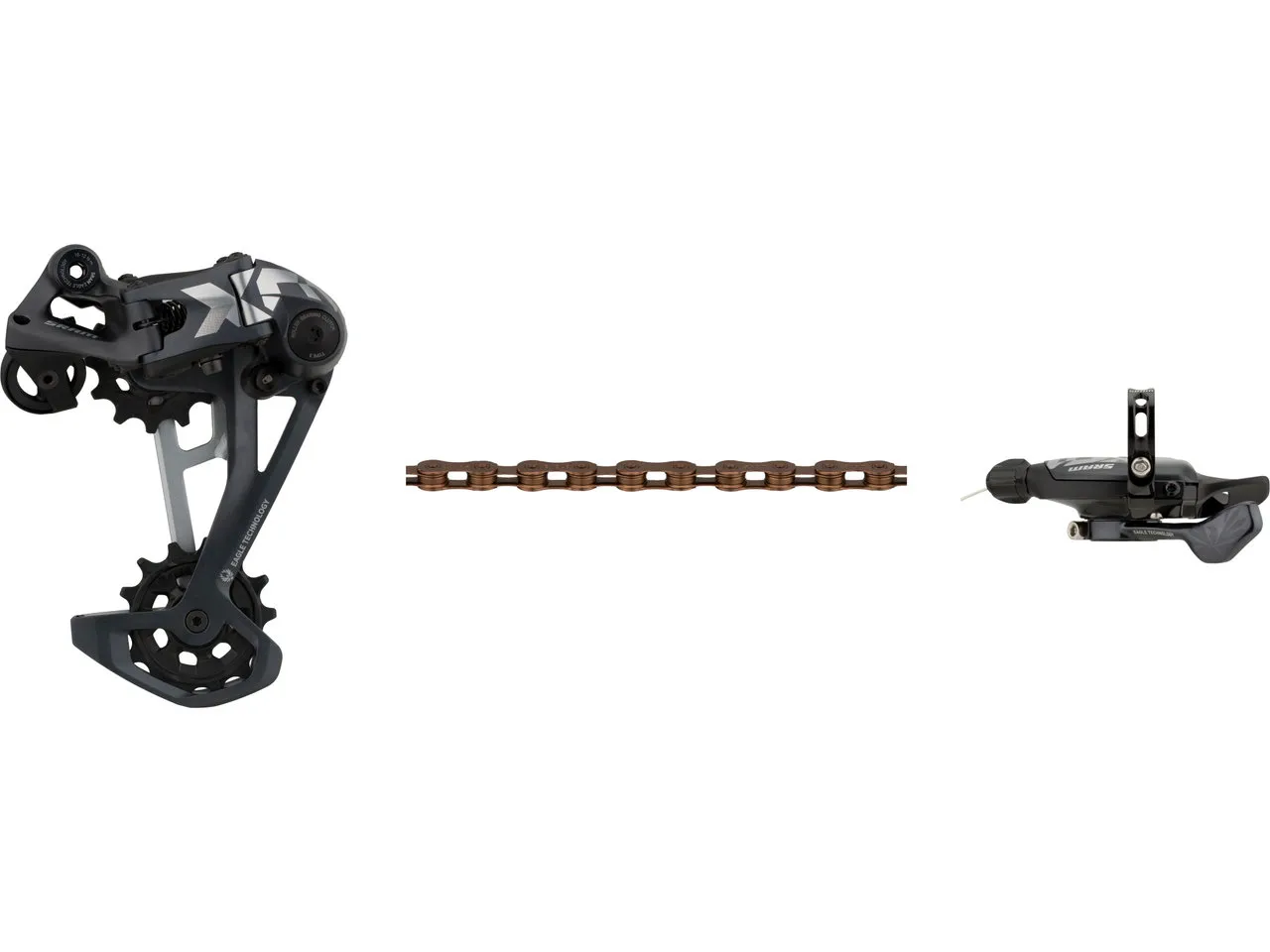 SRAM X01 Eagle 1x12-fach Upgrade-Kit, Grau, 12 fach SRAM X01 Eagle 1x12-fach Upgrade-Kit, Grau, 12 fach