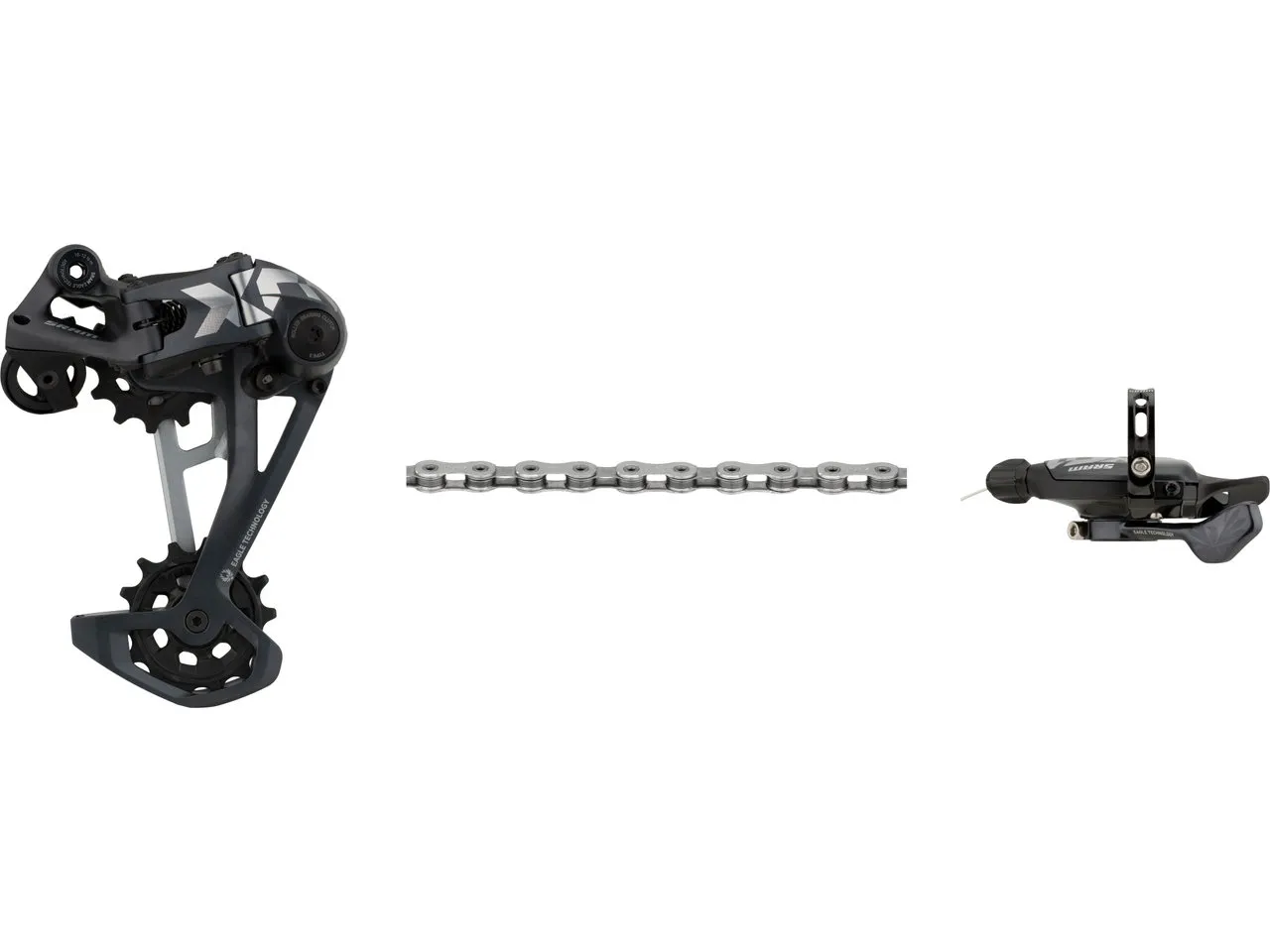 SRAM X01 Eagle 1x12-fach Upgrade-Kit, Grau, 12 fach SRAM X01 Eagle 1x12-fach Upgrade-Kit, Grau, 12 fach