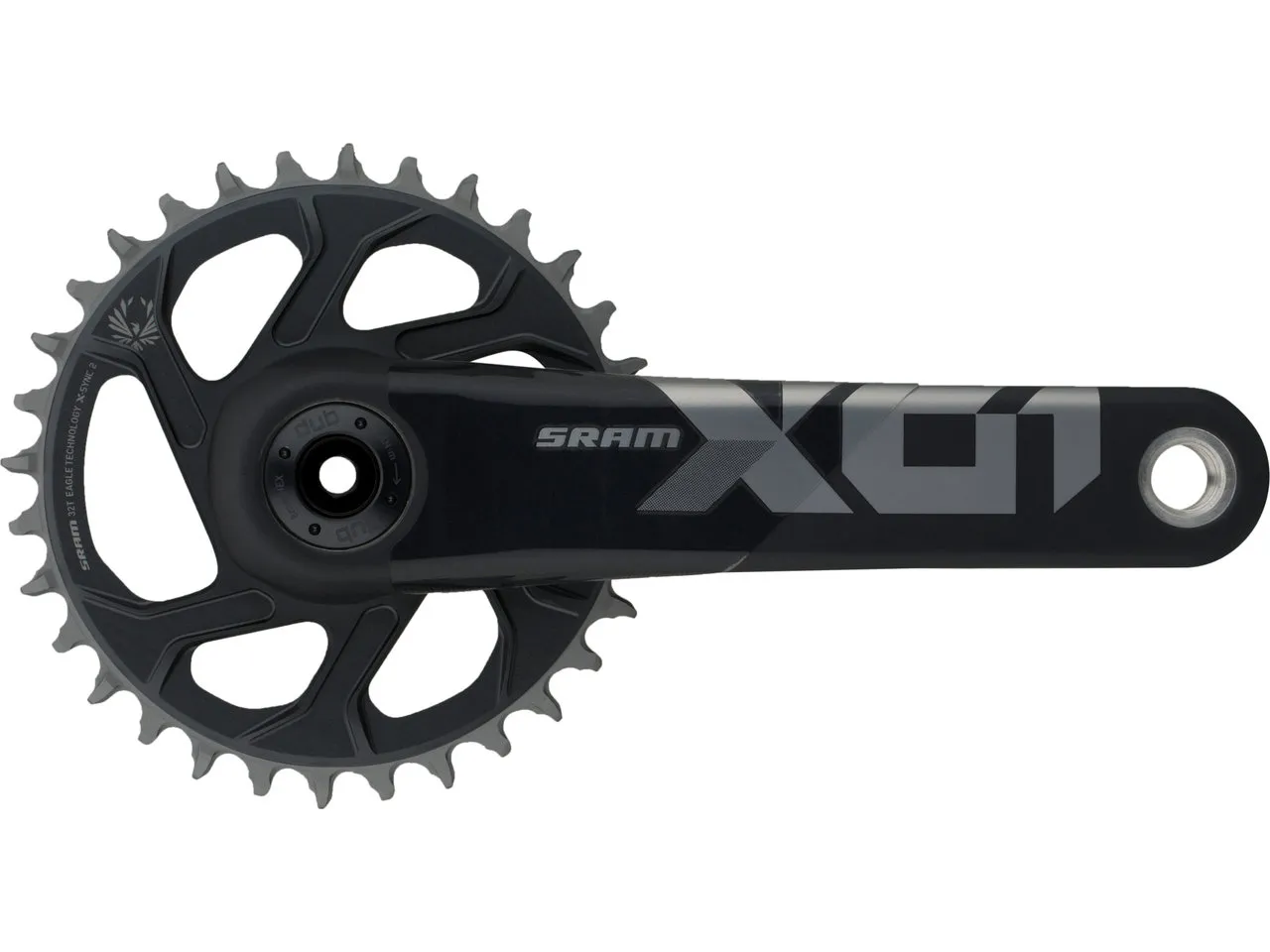 SRAM X01 Eagle Boost DUB DM 12-fach Carbon Kurbelgarnitur SRAM X01 Eagle Boost DUB DM 12-fach Carbon Kurbelgarnitur