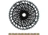 SRAM X01 Eagle XG-1295 Kassette + Eagle Kette 12-fach Verschleißset, Schwarz, 10-52