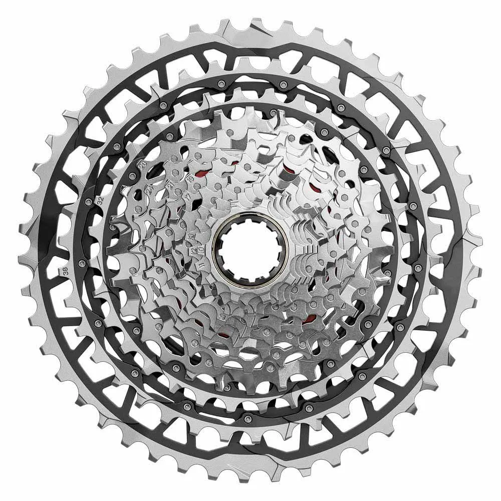 SRAM XG-1371 13-fach Kassette für XPLR, Silver, 13s, 10-46t SRAM XG-1371 13-fach Kassette für XPLR, Silver, 13s, 10-46t