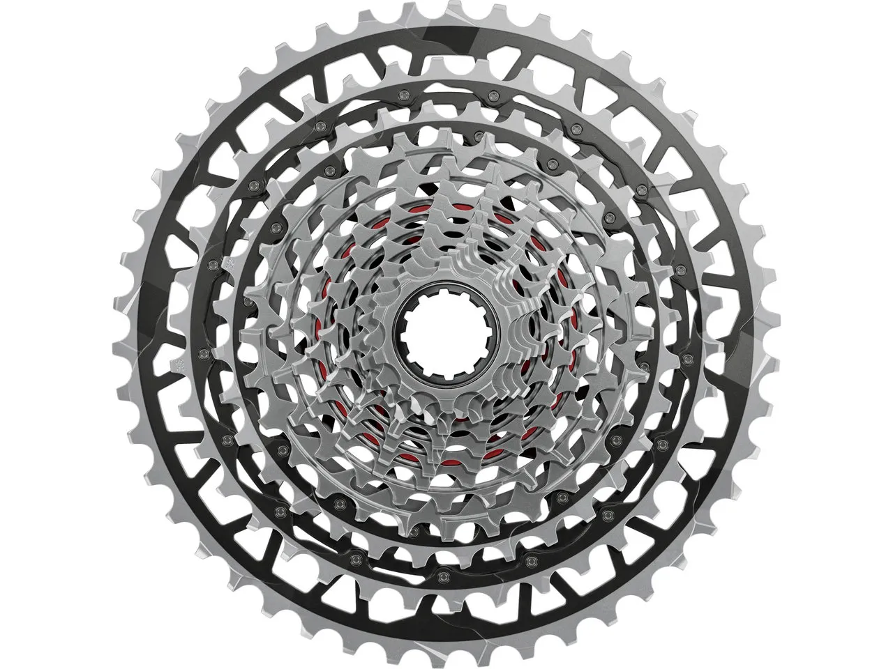 SRAM XG-1391 XPLR 13-fach Kassette für Red XPLR E1, Silver, 13s, 10-46t SRAM XG-1391 XPLR 13-fach Kassette für Red XPLR E1, Silver, 13s, 10-46t