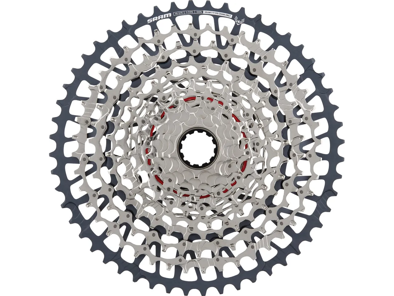 SRAM XS-1275 12-fach T-Type Kassette für GX Eagle Transmission, Silver, 12s, 10-52t SRAM XS-1275 12-fach T-Type Kassette für GX Eagle Transmission, Silver, 12s, 10-52t