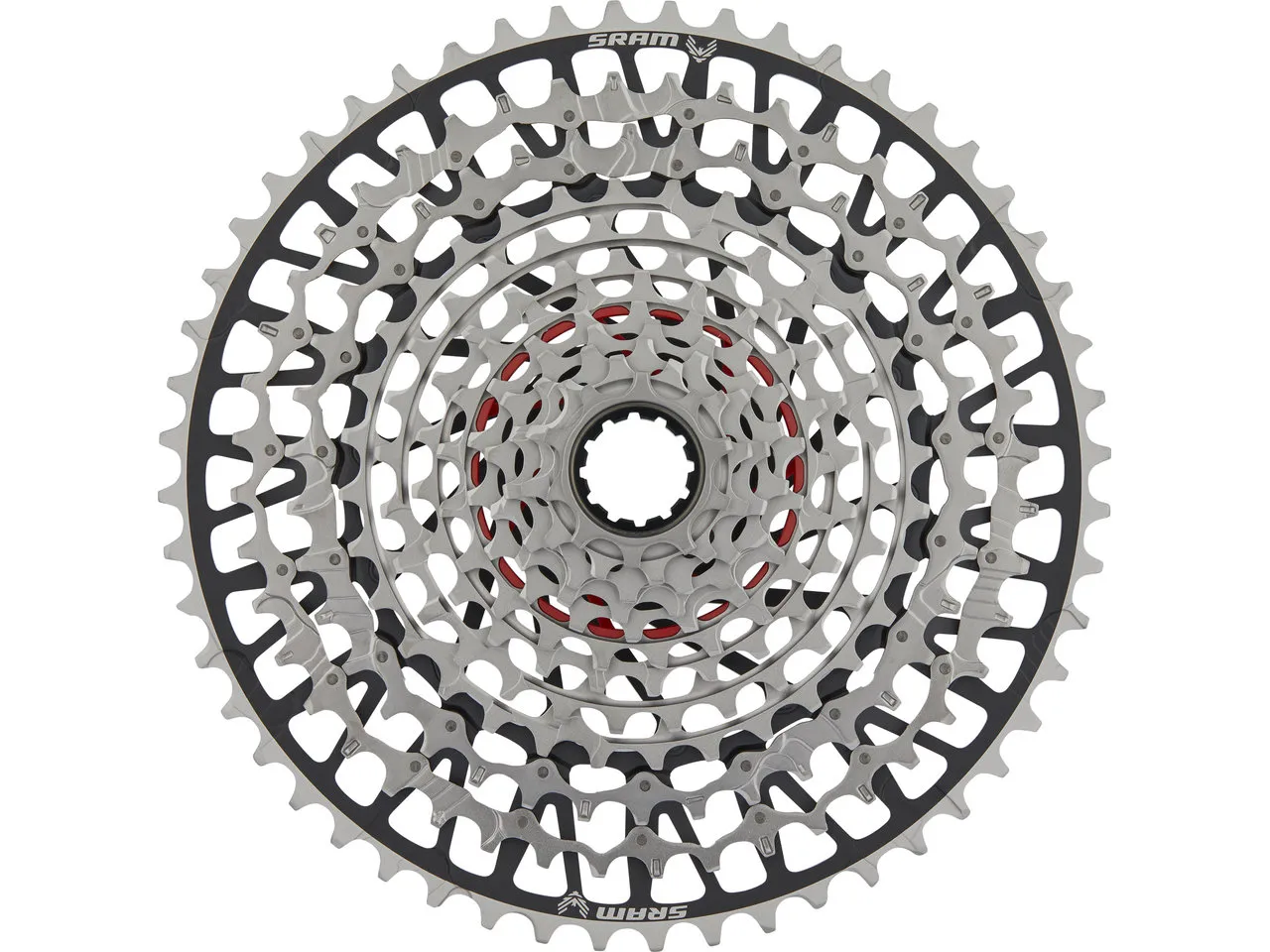 SRAM XS-1297 12-fach T-Type Kassette für XX Eagle Transmission, Silver, 12s, 10-52t SRAM XS-1297 12-fach T-Type Kassette für XX Eagle Transmission, Silver, 12s, 10-52t