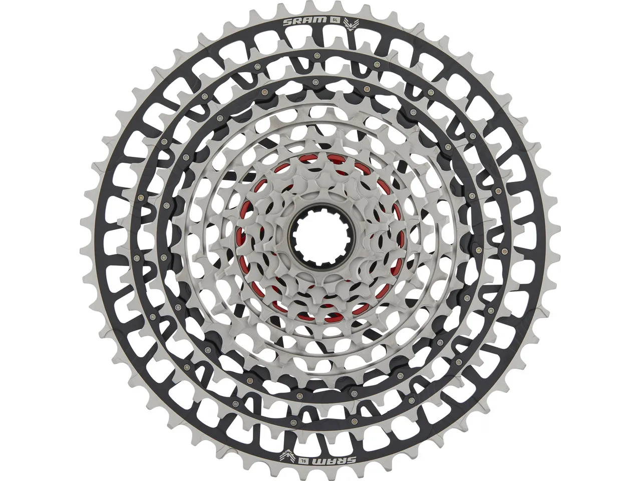 SRAM XS-1299 12-fach T-Type Kassette für XX SL Eagle Transmission, Silver, 12s, 10-52t SRAM XS-1299 12-fach T-Type Kassette für XX SL Eagle Transmission, Silver, 12s, 10-52t