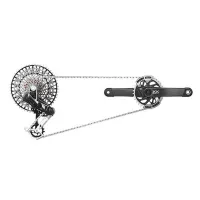 SRAM XX Eagle Transmission AXS Powermeter 1x12-fach Gruppe SRAM XX Eagle Transmission AXS Powermeter 1x12-fach Gruppe