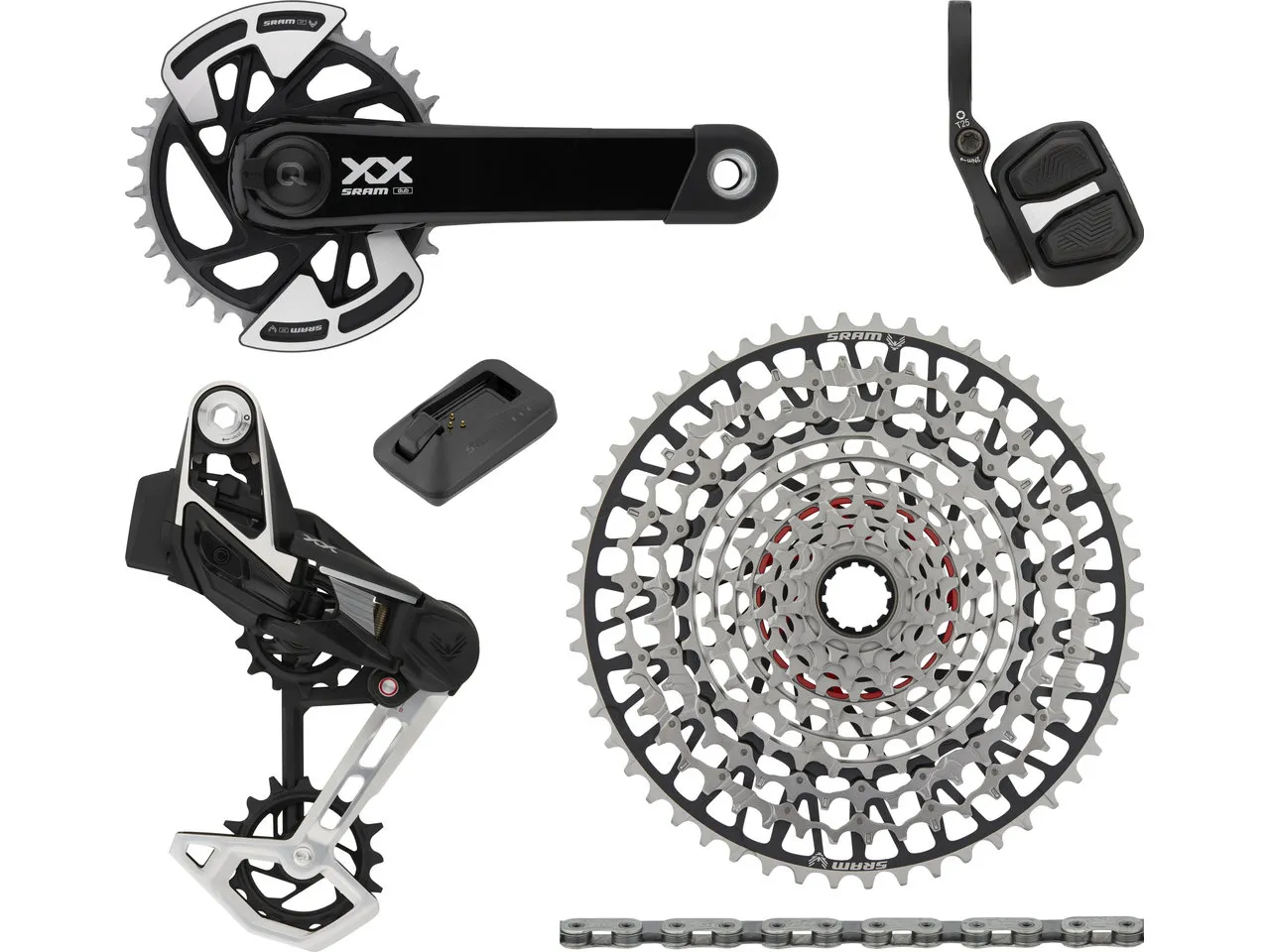 SRAM XX Eagle Transmission AXS Powermeter 1x12-fach Gruppe SRAM XX Eagle Transmission AXS Powermeter 1x12-fach Gruppe