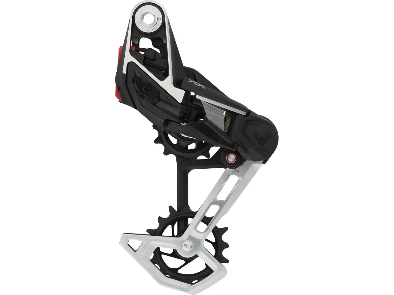 SRAM XX Eagle Transmission AXS T-Type Schaltwerk 12-fach, Silver, Long SRAM XX Eagle Transmission AXS T-Type Schaltwerk 12-fach, Silver, Long