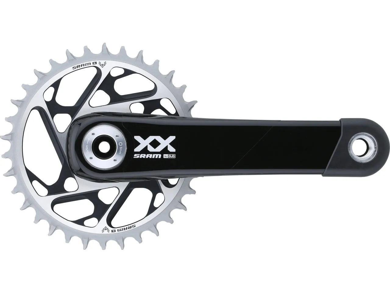 SRAM XX SL Eagle Transmission T-Type DUB DM 12-fach Carbon Kurbelgarnitur