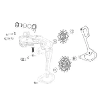 SRAM Xx Sl/xxx T-type Eagle Axs Schaltwerkskäfig SRAM Xx Sl/xxx T-type Eagle Axs Schaltwerkskäfig