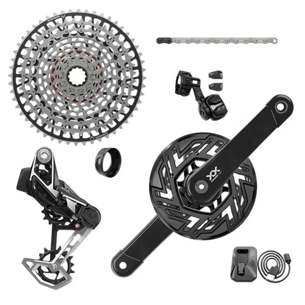 SRAM Xx T-type Eagle E-mtb 104bcd Transmission Axs Fahrradkomponentengruppe, Black, 10-52t SRAM Xx T-type Eagle E-mtb 104bcd Transmission Axs Fahrradkomponentengruppe, Black, 10-52t