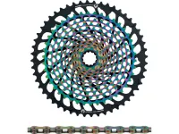 SRAM XX1 Eagle XG-1299 Kassette + PC XX1 Eagle Kette 12-fach Verschleißset SRAM XX1 Eagle XG-1299 Kassette + PC XX1 Eagle Kette 12-fach Verschleißset