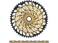 SRAM XX1 Eagle XG-1299 Kassette + PC XX1 Eagle Kette 12-fach Verschleißset SRAM XX1 Eagle XG-1299 Kassette + PC XX1 Eagle Kette 12-fach Verschleißset
