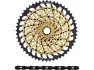 SRAM XX1 Eagle XG-1299 Kassette + PC XX1 Eagle Kette 12-fach Verschleißset, Gelb/schwarz, 10-52