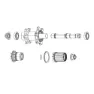 SRAM Zipp Cognition V2 Qr Hinterradnaben-endkappen, Black, One Size