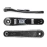 Stages Cycling Leistungsmesser Linker Kurbelarmset Carbon for SRAM GXP MTB, Shadow grey, 175mm