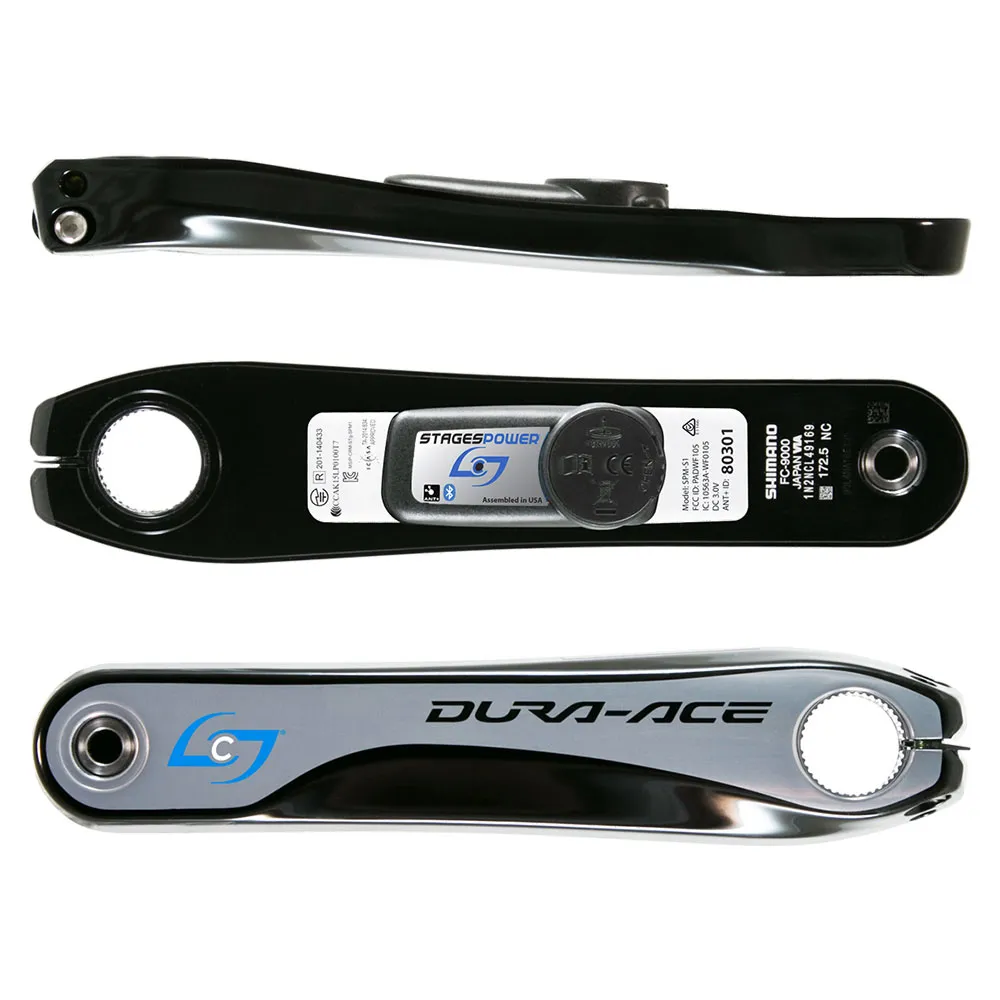 Stages Cycling Shimano Dura-ace 9000 Linke Kurbel Mit Leistungsmesser Refurbished, Black 1, 167.5mm Stages Cycling Shimano Dura-ace 9000 Linke Kurbel Mit Leistungsmesser Refurbished, Black 1, 167.5mm