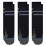Stance Run Light Crew-socken 3 Paare male, Black
