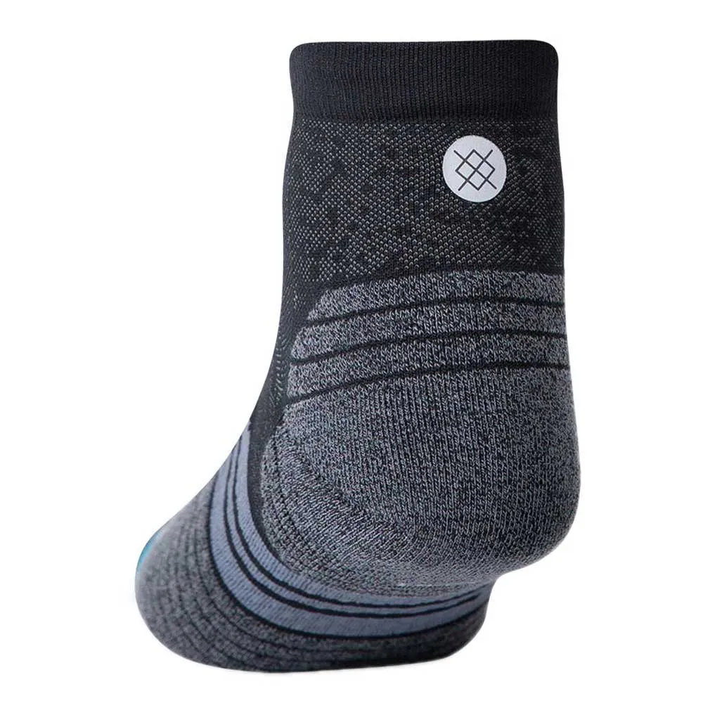 Stance Run St Quarter Kurze Socken female, Black
