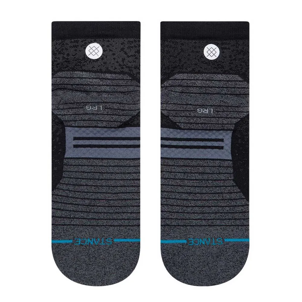 Stance Run St Quarter Kurze Socken female, Black