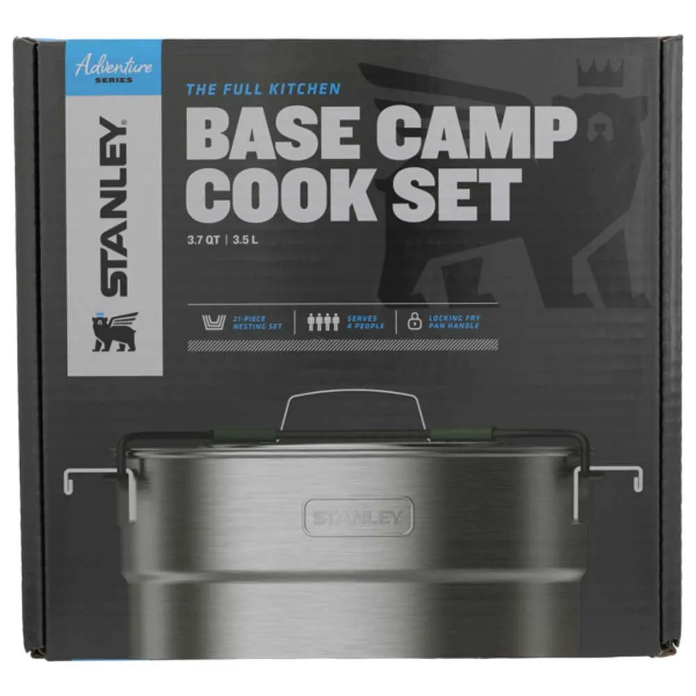 Stanley Base Camp Kochset 3.5l, Silver, One Size Stanley Base Camp Kochset 3.5l, Silver, One Size