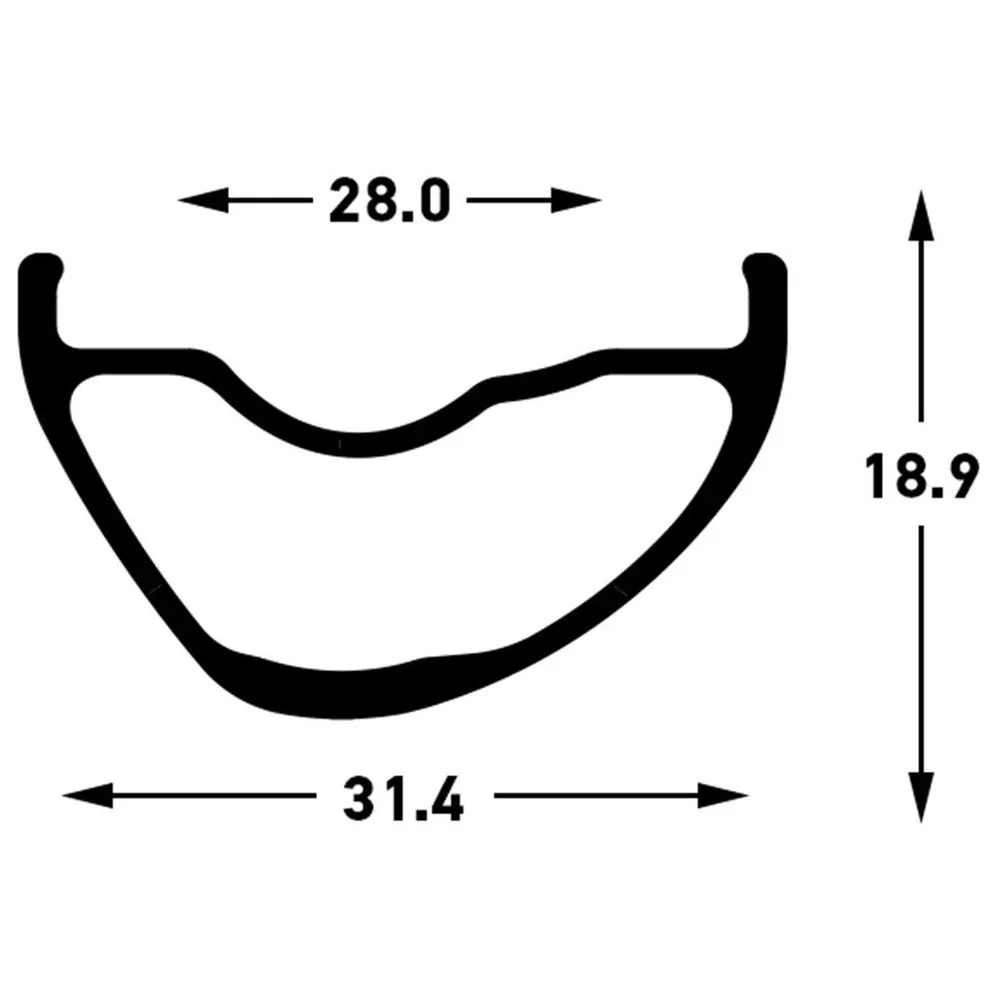 Stans Arch Mk4 Rim Felge, Black / grey, 650B-27.5" 28H