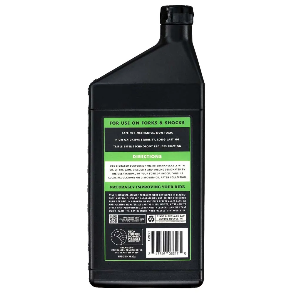 Stans Biobased 2.5wt Federungsöl 1l, Black, One Size Stans Biobased 2.5wt Federungsöl 1l, Black, One Size