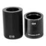 Stans E-sync/neo 12x142/148/157 Ta Cl Disc Shimano Micro Spline Hinterradnaben-endkappen, Black, One Size