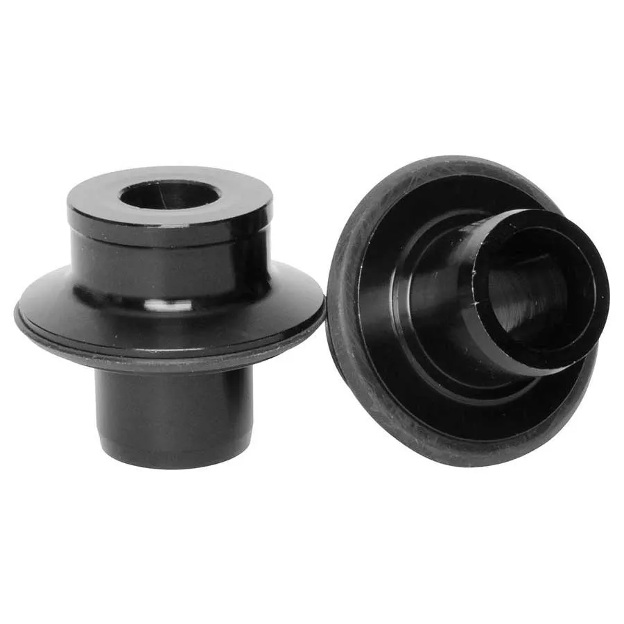 Stans E-sync/neo 9mm 6b Disc Vorderradnaben-endkappen, Black, One Size