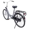 Steco Power Safety Hinterer Gepäckträger, Black, 28"