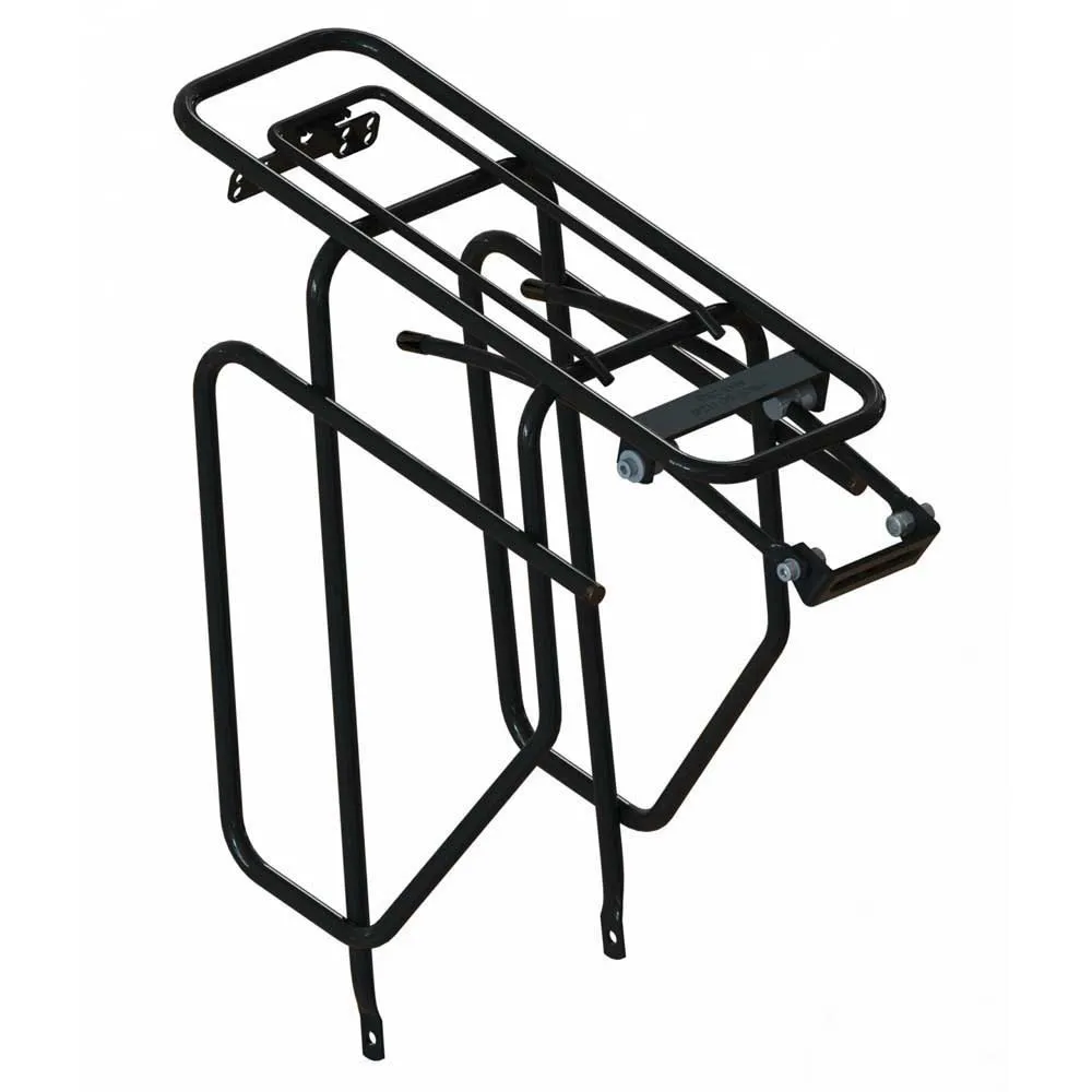 Steco Tubic Slim Hinterer Gepäckträger, Black, 28" Steco Tubic Slim Hinterer Gepäckträger, Black, 28"