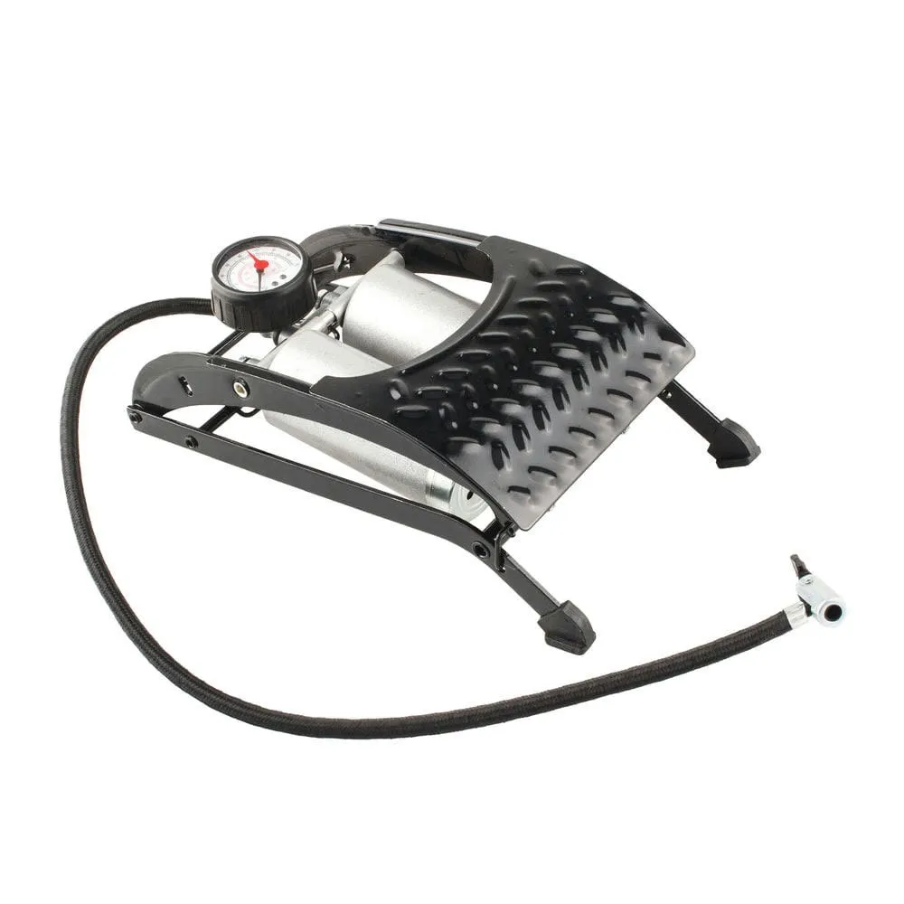 Stein Fußbetriebene Doppelkolbenpumpe, Black / silver, One Size Stein Fußbetriebene Doppelkolbenpumpe, Black / silver, One Size