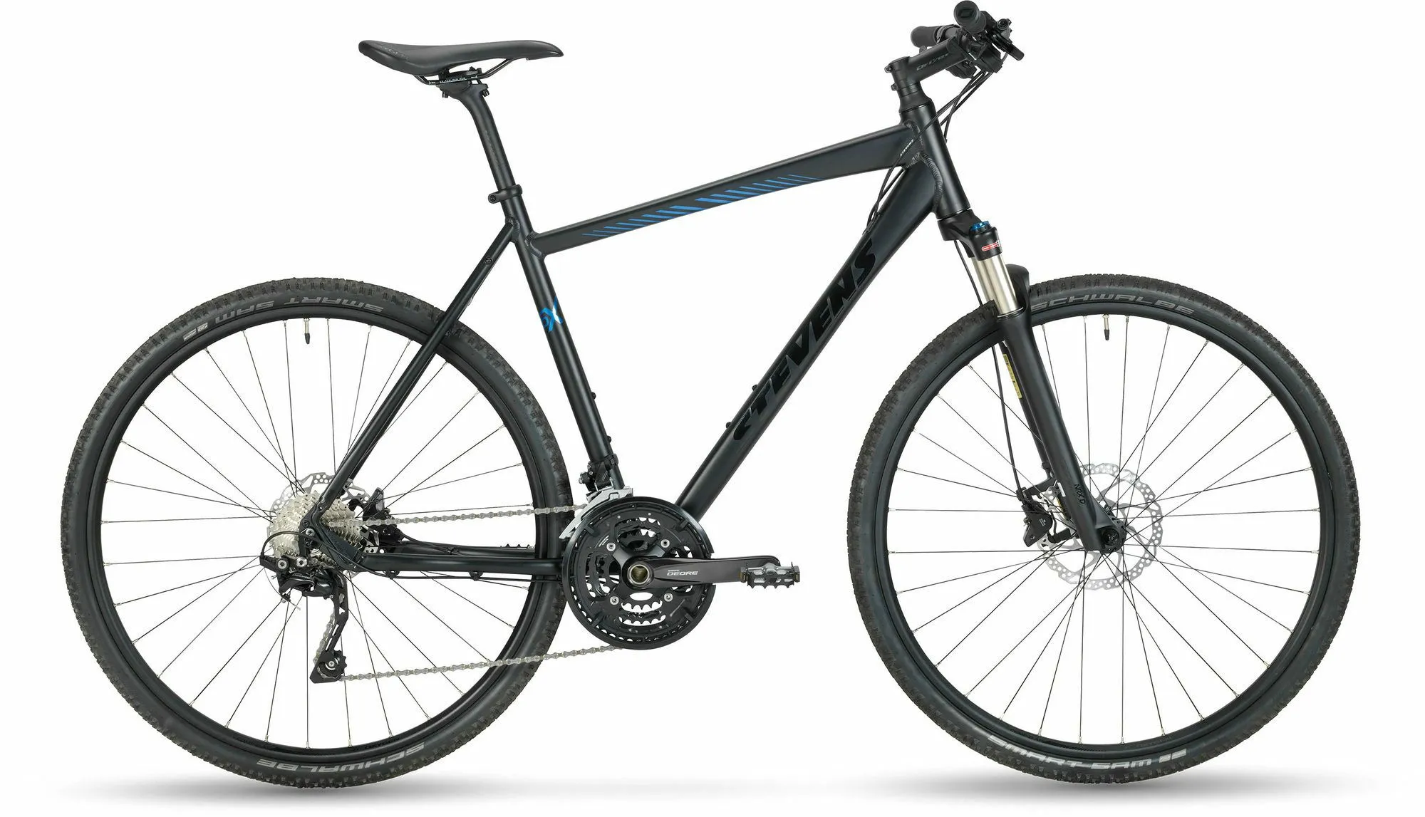 Stevens 6X Gent Stealth Black 28" Diamant, Hersteller-stealth black, 55cm Stevens 6X Gent Stealth Black 28" Diamant, Hersteller-stealth black, 55cm