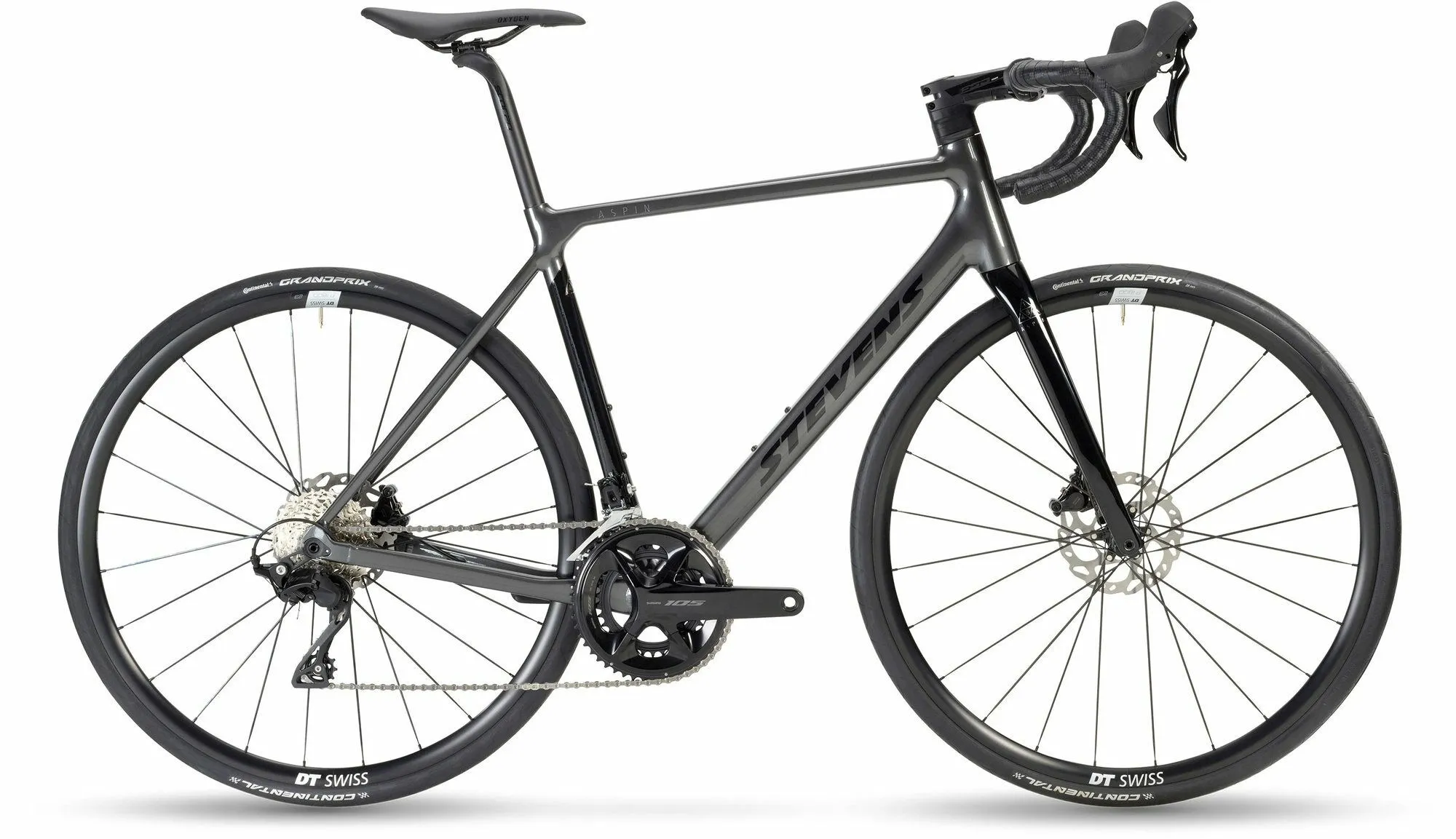 Stevens Aspin Disc Smoked Steel 28" Diamant, Anthrazit Stevens Aspin Disc Smoked Steel 28" Diamant, Anthrazit