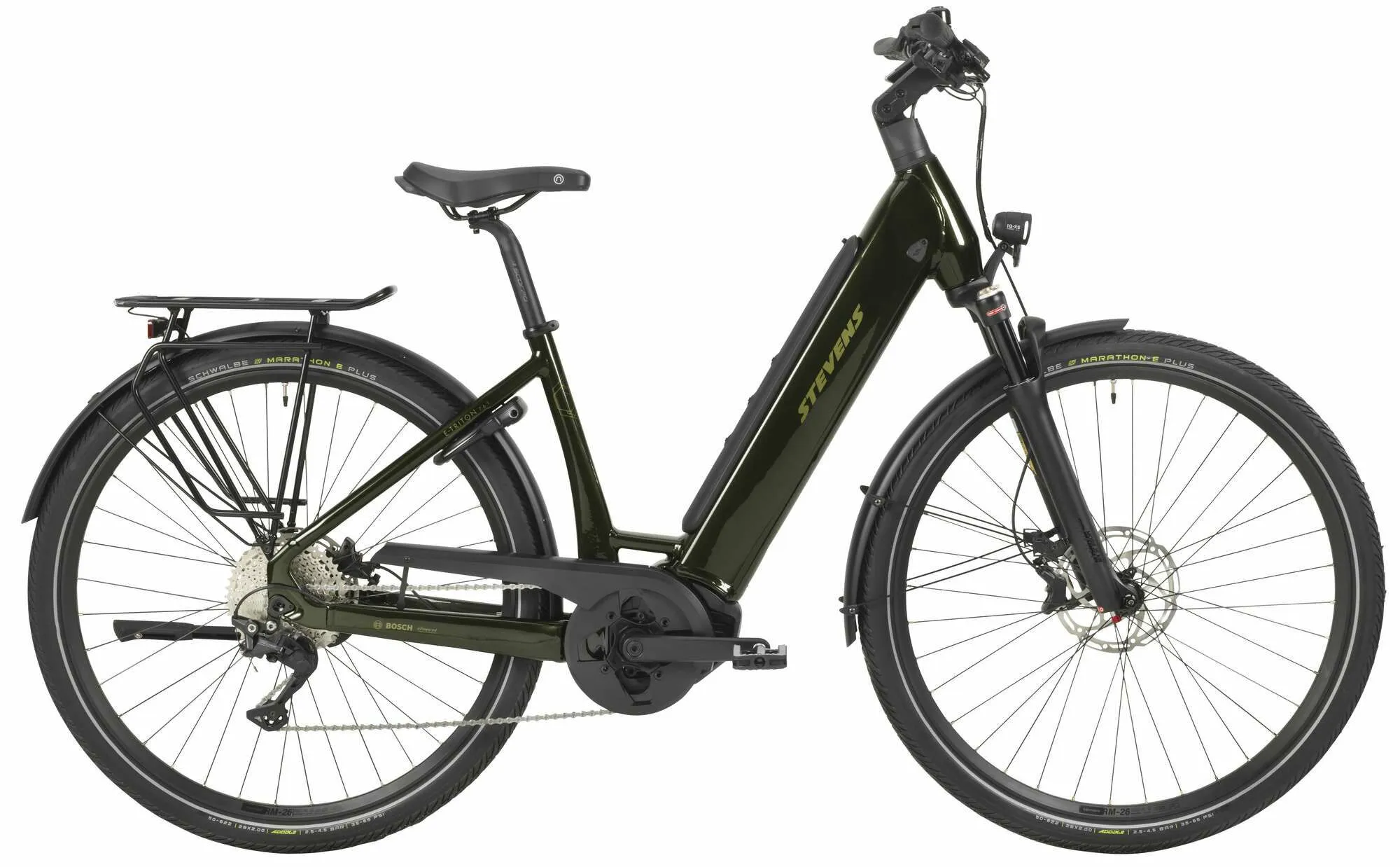 Stevens E-Triton 7.6.1 Forma Deep Green 28" 625 Wh Wave, Hersteller-deep green, 46cm Stevens E-Triton 7.6.1 Forma Deep Green 28" 625 Wh Wave, Hersteller-deep green, 46cm