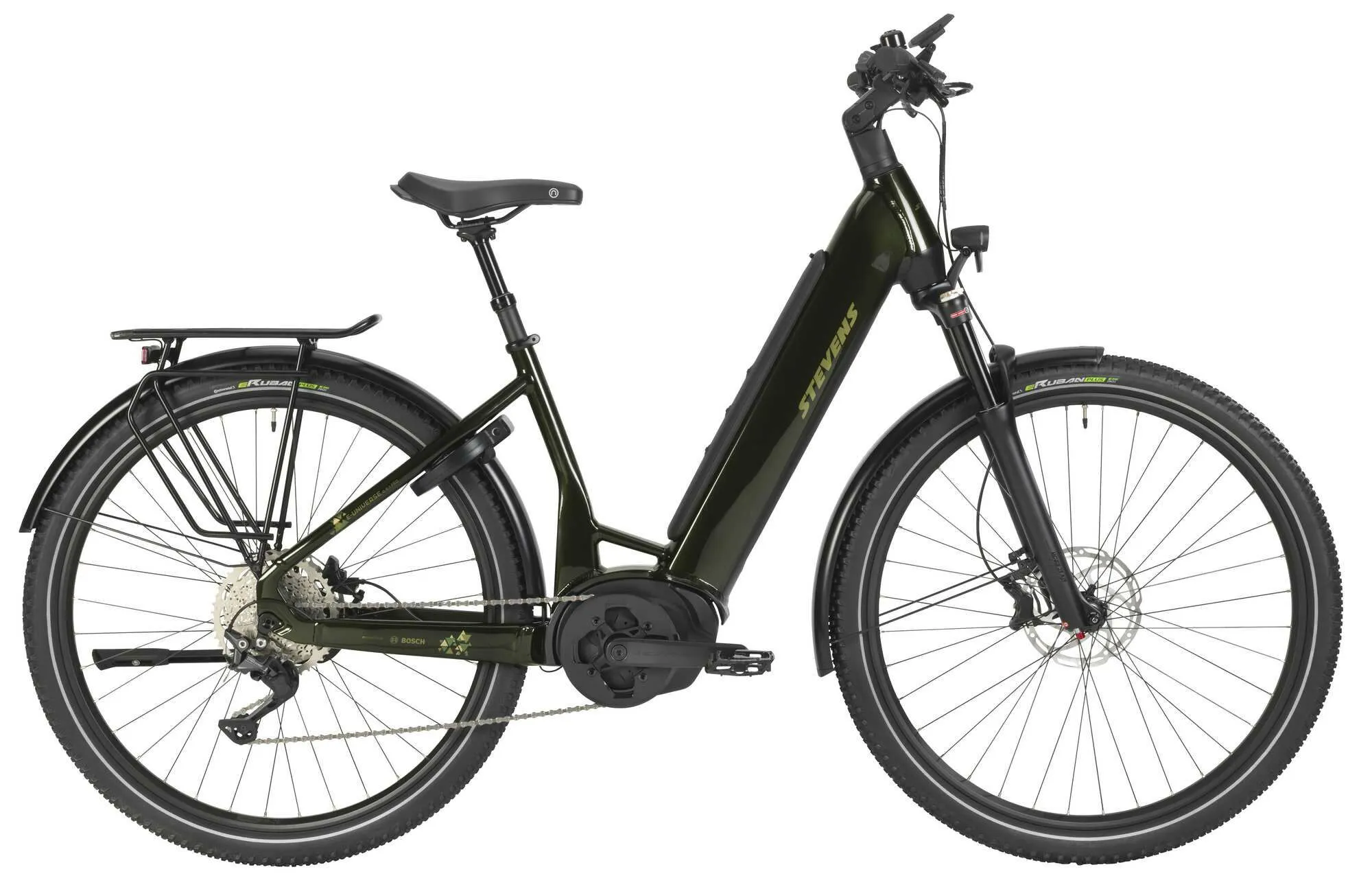 Stevens E-Universe 6.5.1 FEQ Deep Green 28" 500 Wh Wave Stevens E-Universe 6.5.1 FEQ Deep Green 28" 500 Wh Wave