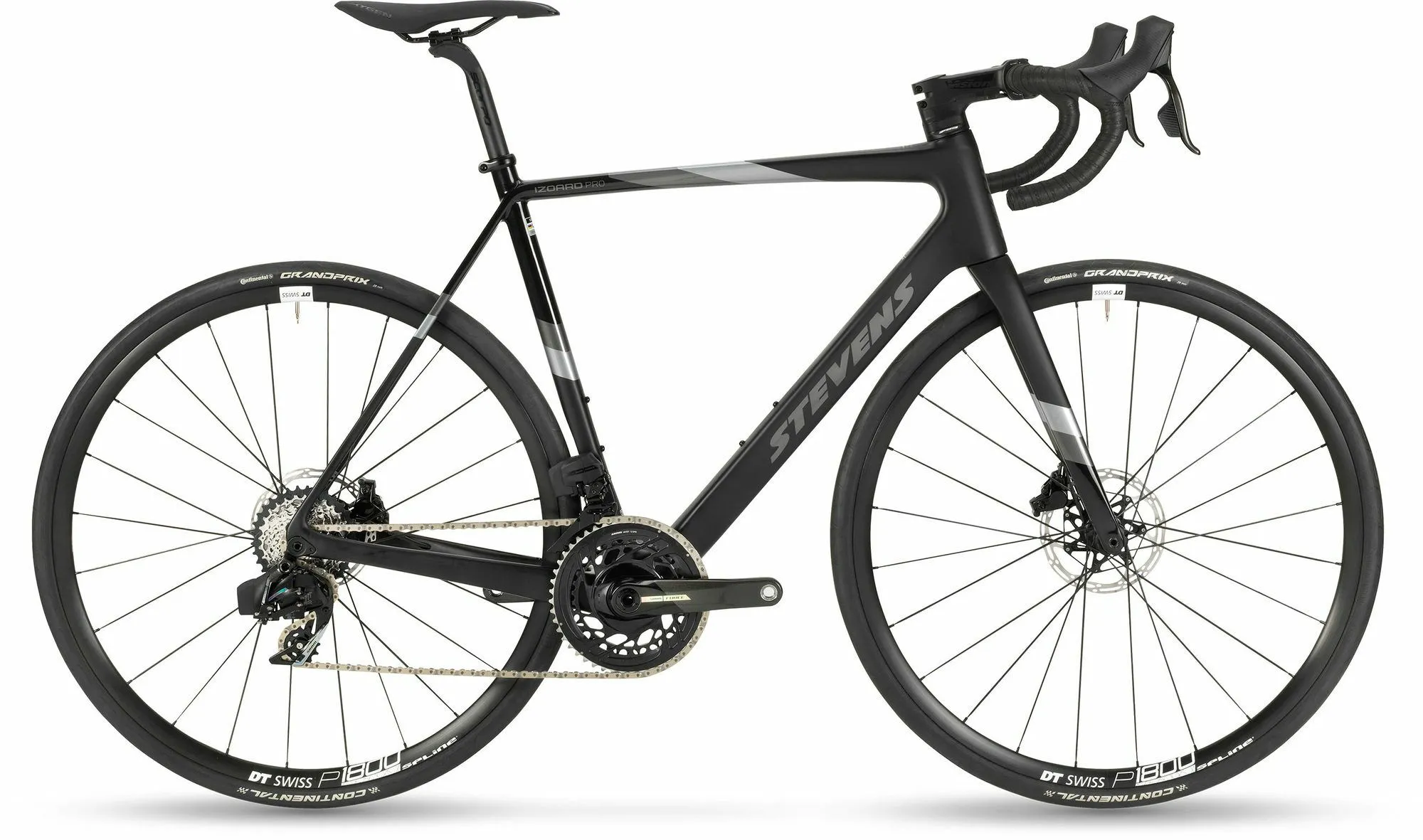 Stevens Izoard Pro Disc Stealth Black 28" Diamant Stevens Izoard Pro Disc Stealth Black 28" Diamant