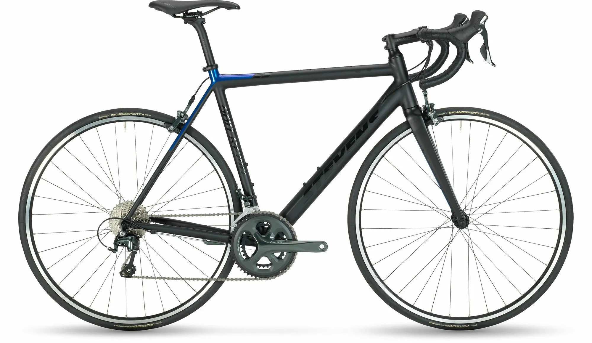 Stevens San Remo Stealth Black Blue 28" Diamant, Schwarz Stevens San Remo Stealth Black Blue 28" Diamant, Schwarz