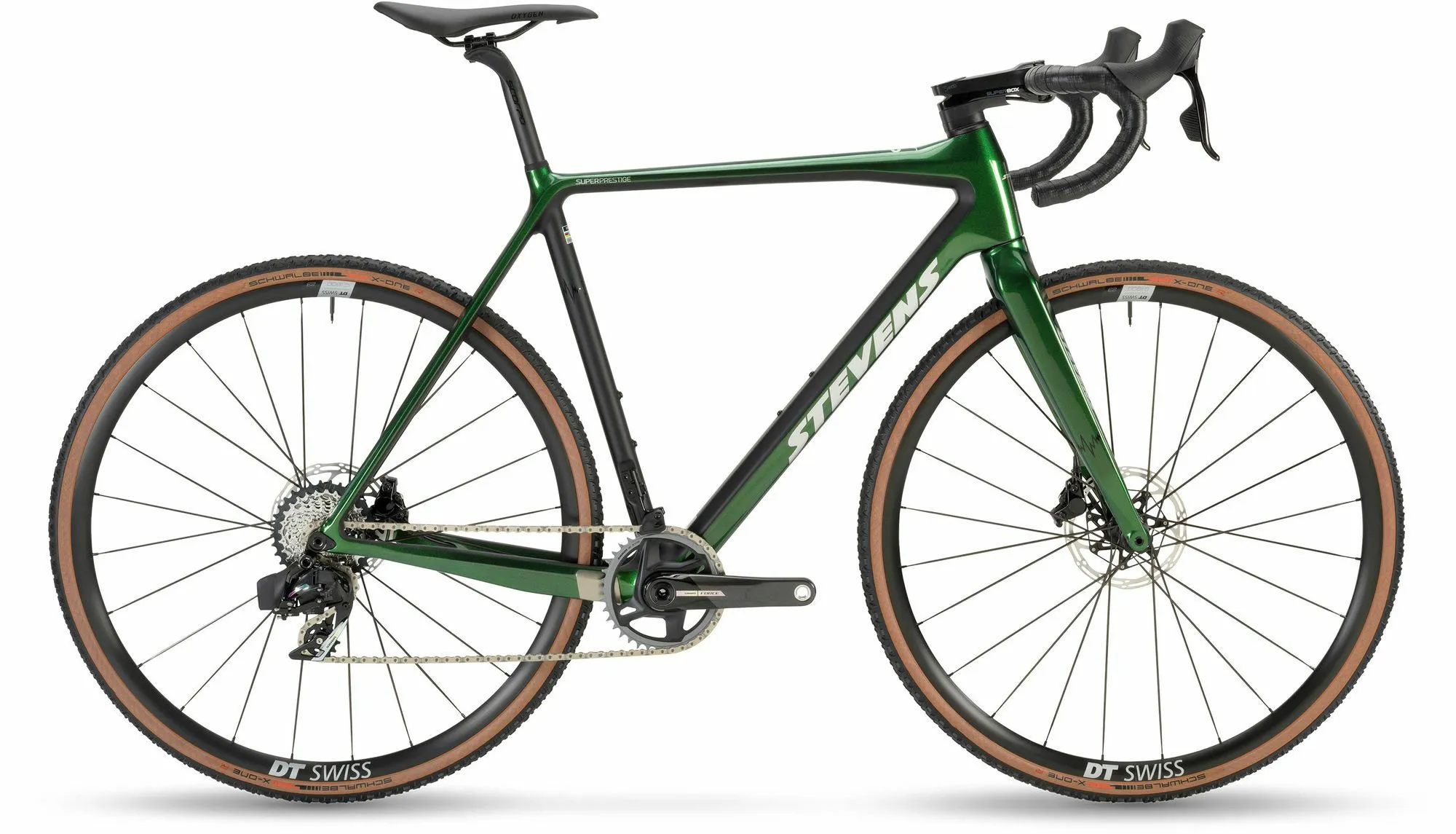 Stevens Super Prestige Force eTap AXS Forest Green Black 28" Diamant, Hersteller-forest green black Stevens Super Prestige Force eTap AXS Forest Green Black 28" Diamant, Hersteller-forest green black