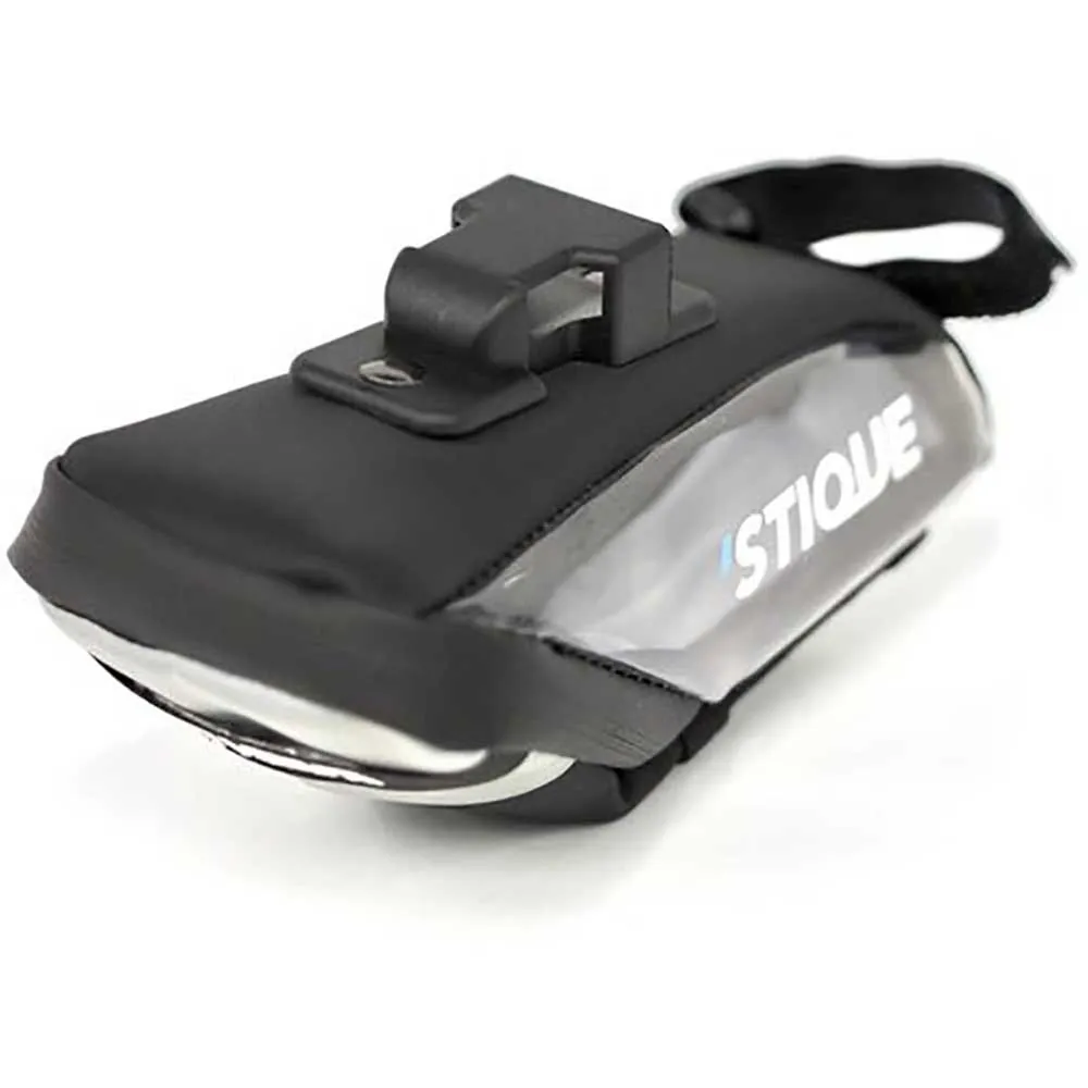 Stique Saddleguard 500ml Satteltasche, Grey / white, One Size Stique Saddleguard 500ml Satteltasche, Grey / white, One Size