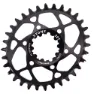 Stone Direct Mount Sram Mtb 3 Offset Ovales Kettenblatt, Black, 30t